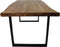 Eettafel SoHo - 220x100 cm - u-poot - acacia/ijzer