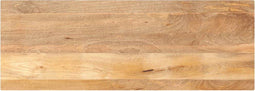 vidaXL - Tafelblad - rechthoekig - 140x50x2,5 - cm - massief - mangohout