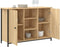 vidaXL - Dressoir - 100x35x70 - cm - bewerkt - hout - sonoma - eikenkleurig