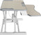 Bureau verhoger zit sta werkplek - ergonomisch verstelbaar bureau - 80 cm breed