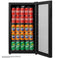 Salora BEVERAGECOOLER93B - Koelkast Tafelmodel - 93 l - Glazen deur - Zwart