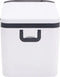 vidaXL - Koelbox - met - handvat - 25 - L - PP - & - PE - zwart - en - wit