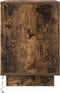 vidaXL - Nachtkastje - met - LED-verlichting - 38x34x50cm - gerookt - eikenkleurig