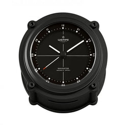 Wempe Navigator II - Scheepsklok - Luminova - zwart Ø 130 mm