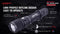 Powertac WAR-G4 FLW Zaklamp werkt op een accu LED 4200 lm 152 g