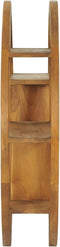 vidaXL - Wandschap - yin - yang - 80x17,5x80 - cm - massief - teakhout