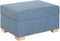 Home ESPRIT - Voetensteun - Stads ontwerp - Blauw 70 X 50 X 40 CM