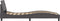 vidaXL - Bedframe - met - hoofdbord - kunstleer - grijs - 90x190 - cm