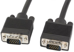 Lanberg CA-VGAC-10CC-0150-B - VGA-kabel - 15 m - Zwart