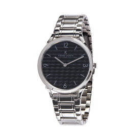 Pierre Cardin Pigalle Stripes CPI.2019 Horloge - Staal - Zilverkleurig - Ø 40 mm