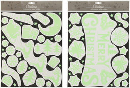 Raamstickers Glow in the Dark Kerst