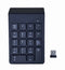Gembird KPD-W-02 - Draadloos Toetsenbord - Mechanische Toetsen - Zwart