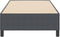 vidaXL - Bedframe - Donkergrijs - 100x200 - cm - Corduroy - Stof