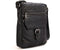 Leren A5 Crossbodytas met tabletvak - Nebraska - Zwart