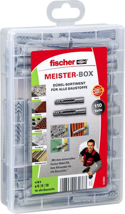 Fischer Meister-Box UX/UX R Plugassortiment 513893 110 onderdelen