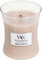 WoodWick Vanilla & Sea Salt - Mini Geurkaars - 20 branduren - 85gr - 8 cm / ø 7 cm