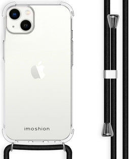 imoshion Hoesje Geschikt voor iPhone 14 Plus Hoesje Met Koord - imoshion Backcover met koord - Transparant