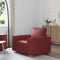 vidaXL - Fauteuil - Wijnrood - 59 - cm - Kunstleer