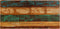 vidaXL - Eettafel - 115x55x76 - cm - massief - gerecycled - hout - en - staal
