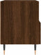 vidaXL - Nachtkastje - 40x35x47,5 - cm - bewerkt - hout - bruin - eikenkleur