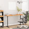 vidaXL - Bureaublad - rechthoekig - 110x50x2,5 - cm - massief - acaciahout