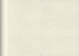 vidaXL - Balkonscherm - 75x700 - cm - 100% - oxford - polyester - crèmekleurig