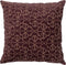 BePureHome Stencil Kussen - Velvet/borduur - Wine - 45x45