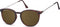 Montana S33F - Zonnebril - Ronde retro stijl - Bruin schildpad - Lensbreedte 50 mm