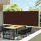 vidaXL - Tuinscherm - uittrekbaar - 600x160 cm - bruin