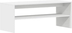 vidaXL - Tv-meubel - 100x40x40 - cm - bewerkt - hout - wit
