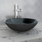 vidaXL - Wasbak - gehard - glas - 42 - cm - matglas