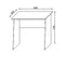 VCM Houten bureau Computerbureau Werkbureau Bureautafel Masola Mini Houten bureau Computerbureau Werkbureau Bureautafel Masola Mini