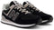 New Balance ML574EVB - Unisex Sneakers - Suède - Zwart