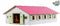 Paardenstal 1:32 - 9 Boxen - Hout - Multicolor