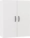 vidaXL - Hangkast - 69,5x34x90 - cm - bewerkt - hout - wit