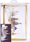 Thea Gouverneur - Borduurpakket met telpatroon - 430.05 - Voorgesorteerde DMC Garens - St. Petersburg - Zwart Aida - 79 cm x 50 cm - DIY Kit