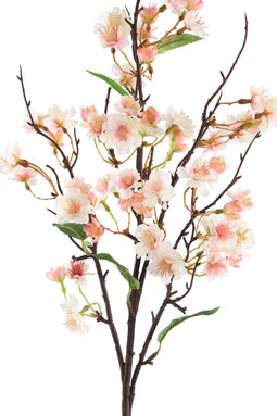 PTMD Blossom Flower Kersenbloesem Kunsttak - 52x23x96 cm - Crème/Roze