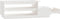 vidaXL - Salontafel - 120x50x40,5 - cm - massief - grenenhout - wit