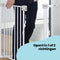 Safety 1st Auto Close Traphekje - 73 t/m 80 cm - Uitbreidbaar - Klembevestiging - Metal White