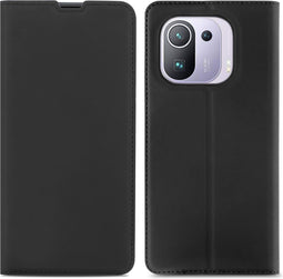iMoshion Hoesje Geschikt voor Xiaomi Mi 11 Pro Hoesje Met Pasjeshouder - iMoshion Slim Folio Bookcase - Zwart