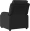 Fauteuil verstelbaar stof zwart