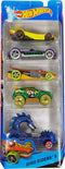 Hot Wheels - Diecast 5-pack autoset - Schaal 1:64 - Diverse thema's (5 stuks)