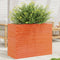 vidaXL - Plantenbak - 90x40x68,5 - cm - massief - grenenhout - wasbruin