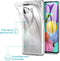 iMoshion Hoesje Geschikt voor Samsung Galaxy A51 Hoesje Siliconen - iMoshion Design hoesje - Wit / Transparant / Dandelion