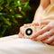 Muzen Retro Button Mini Bluetooth Speaker Peach