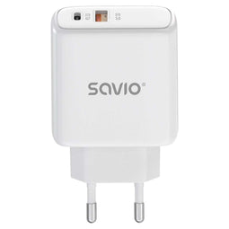 Savio LA-12 - Oplader - AC Snel opladen - Wit