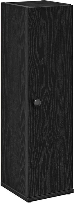 vidaXL - Badkamerkast - met - rolhouder - 20,5x22x72 - cm - zwart