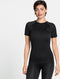 Odlo Performance Light - Dames Thermoshirt Korte Mouw Ronde Hals - Black - Maat S
