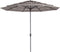 Madison - Parasol Syros Open Air Round Taupe - 350cm - Grijs