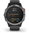 Garmin fēnix 6 Solar - Smartwatch - Zonne-energie - Zilver (Zwart)